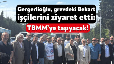 Kocaeli Kartepe’de bulunan Bekaert fabrikasında işçilerin başlattığı grevin 22. gününde