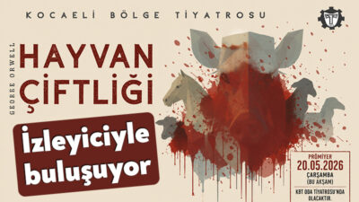 Kocaeli Bölge Tiyatrosu (KBT) Yetişkin Grubu tarafından sahneye taşınan “Hayvan