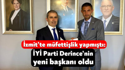 İYİ Parti Derince İlçe Başkanlığı’nda görevden alınan Alpay Çakırcı’nın yerine