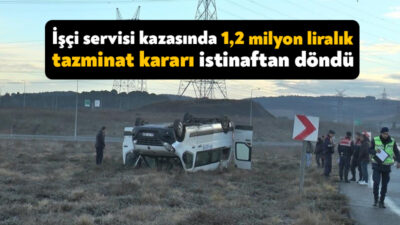 Kocaeli'nin Gebze ilçesinde kontrolden çıkarak takla atan ve 9 kişinin