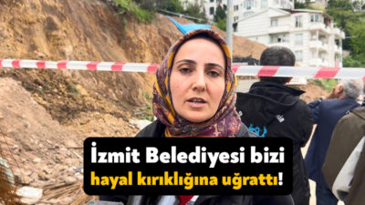 Kocaeli'nin İzmit ilçesinde bir inşaattaki temel kazısı sırasında meydana gelen