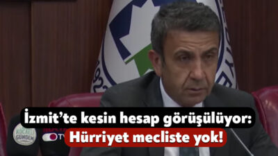 İzmit Belediyesi Mayıs Ayı 2’nci Oturumu bugün gerçekleştirildi. Belediye binasındaki