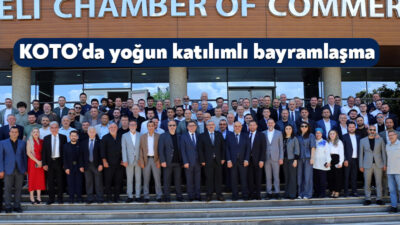 Kocaeli Ticaret Odası’nın geleneksel bayramlaşma programı, Kurban Bayramı arefesinde yoğun