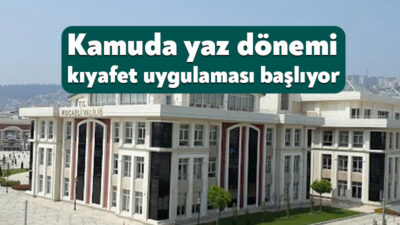 Kocaeli Valiliği, kamu kurum ve kuruluşlarında görevli personellere yönelik olarak