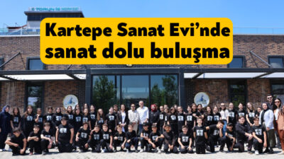 Kartepe Belediyesi Sanat Evi’nde, Hasanpaşa Ortaokulu öğrencileri tarafından hazırlanan “Barış