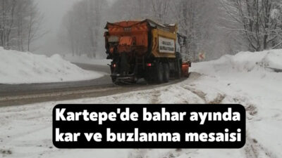 Kartepe, Mayıs ayının ilk günlerinde beyaza büründü. Bahar çiçeklerinin açması