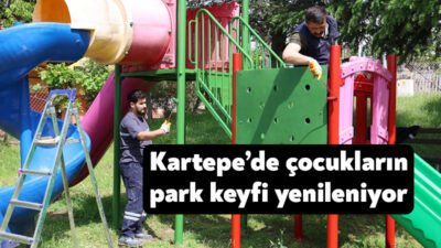 Kartepe Belediyesi, ilçe genelindeki sosyal yaşam alanlarını yenilemeye ve çocuklar