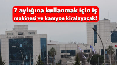 Kocaeli Büyükşehir Belediyesi, kent genelinde kullanmak üzere iş makinesi ve