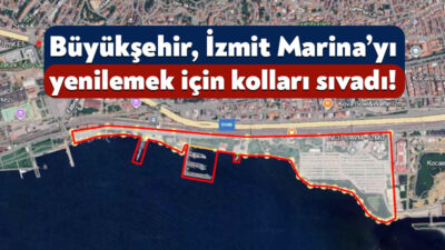 Kocaeli Büyükşehir Belediyesi, İzmit-Marina Sahili’ni yenilemek üzere ön projelerin hazırlanması