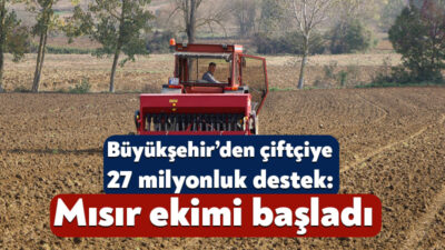 Kocaeli Büyükşehir Belediyesi’nin yüzde 75 hibeli “Yem Bitkisi Tohumu Destekleme