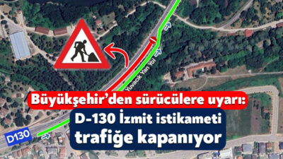 Kocaeli Büyükşehir Belediyesi, Başiskele Sahil Mahallesi D-130 Karayolu İzmit istikametinde