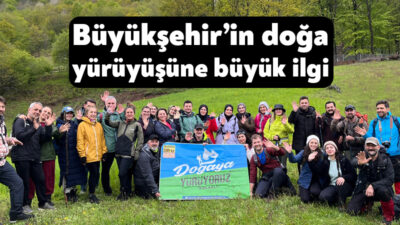 Kocaeli Büyükşehir Belediyesi’nin “Doğa Kocaeli” etkinlikleri kapsamında düzenlediği “Ayvazpınarı-Kazıklıbel Doğa