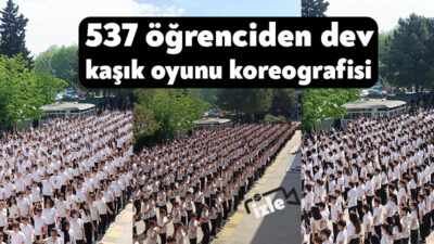 Kocaeli'nin İzmit ilçesinde 537 ortaokul öğrencisi, haftalar süren hazırlıkların ardından