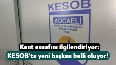 Kocaeli Esnaf ve Sanatkarlar Odası’ndaki genel kurul bugün gerçekleştiriliyor. İzmit’teki