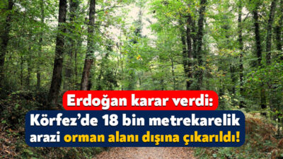 Cumhurbaşkanı Recep Tayyip Erdoğan’ın kararıyla Kocaeli’nin de aralarında yer aldığı