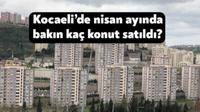 TÜİK, nisan ayı konut satışı verilerini yayınladı. Buna göre; konut