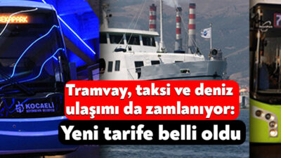 Kocaeli’de ulaşıma yönelik zammın detayları ortaya çıkmaya başladı. Şehir içi