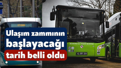 Kocaeli Büyükşehir Belediyesi’nin meclis toplantısında alınan kararla birlikte şehir içi