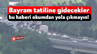 Kurban Bayramı tatilinin 3. gününde yola çıkan vatandaşlar, Kuzey Marmara