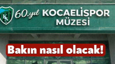 Kocaeli Büyükşehir Belediyesi ve Kocaelispor’un ortak projesi olarak hayata geçirilecek