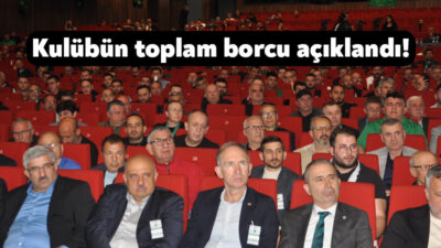Kocaelispor’da seçimli genel kurul bugün gerçekleştiriliyor. Kocaelispor’un toplam borcunun 467,3