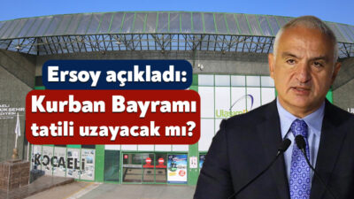 Kültür ve Turizm Bakanı Mehmet Nuri Ersoy, Kurban Bayramı tatiline