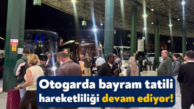 9 gün sürecek olan Kurban Bayramı tatili nedeniyle Kocaeli Otogarı’nda