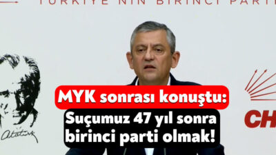 CHP Genel Başkanı Özgür Özel, “mutlak butlan” kararı sonrasında açıklamalarda