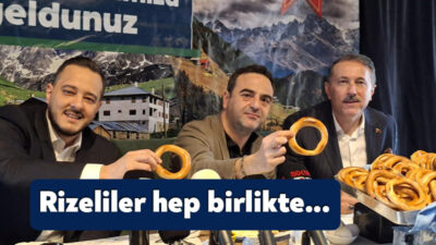 Kocaeli Rizeliler Derneği'nin her hafta düzenlediği "Cumartesi Kahvaltıları" bu kez