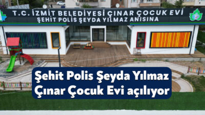 İzmit Belediyesi, anlamlı bir projeyi daha hayata geçiriyor. Şehit polis