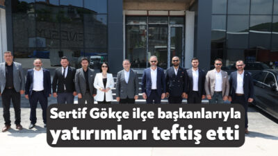 Derince Belediye Başkanı Av. Sertif Gökçe, ilçedeki siyasi partilerin ilçe