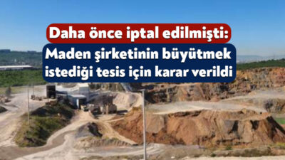Tarmac Agrega Madencilik Şirketi, maden tesisini büyütmek için ÇED süreci