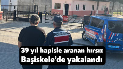 Kocaeli İl Jandarma Komutanlığı’na bağlı ekipler, hırsızlık suçundan 39 yıl
