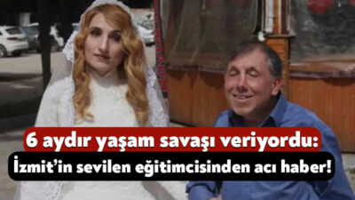 İzmit’in sevilen öğretmenlerinden olan Ediz Mut, Adana’da geçirdiği trafik kazasının