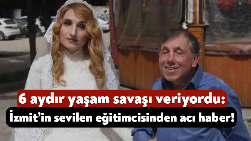 İzmit’in sevilen öğretmenlerinden olan Ediz Mut, Adana’da geçirdiği trafik kazasının