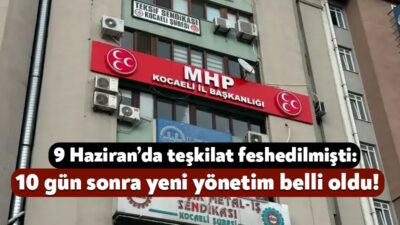MHP Kocaeli İl Teşkilatı, Genel Başkan Yardımcısı Semih Yalçın’ın açıklamasıyla