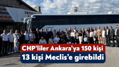 CHP’nin bugün gerçekleştirilen TBMM Grup Toplantısı’na katılmak üzere Kocaeli’den Ankara’ya