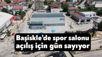 Başiskele Belediyesi tarafından yapımı tamamlanan Genc-i Âlâ Kapalı Spor Salonu,