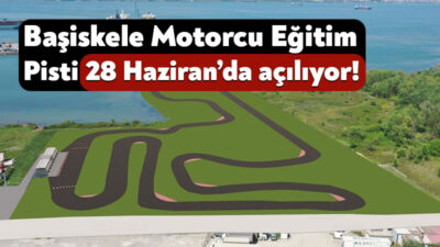 Başiskele Belediyesi tarafından ilçeye kazandırılan Başiskele Motorcu Eğitim Pisti Projesi’nde