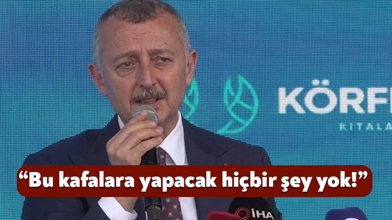 Büyükakın: Bu kafalara yapacak hiçbir şey yok! Kocaeli Büyükşehir Belediyesi tarafından İzmit Millet Bahçesi’nde inşa edilen Körfez