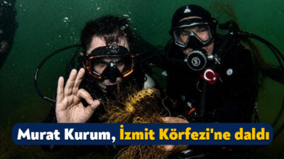 Çevre, Şehircilik ve İklim Değişikliği Bakanı Murat Kurum, İzmit Körfezi'nde