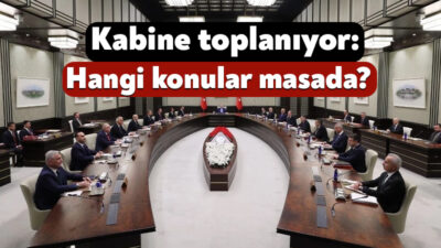 Cumhurbaşkanlığı Kabine Toplantısı Cumhurbaşkanı Recep Tayyip Erdoğan’ın başkanlığında bugün gerçekleştirilecek.
