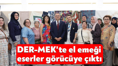 Derince Belediyesi Mesleki Eğitim Kursları’nda hazırlanan el emeği göz nuru