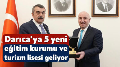 Darıca Belediye Başkanı Muzaffer Bıyık, Ankara'da Milli Eğitim Bakanı Yusuf