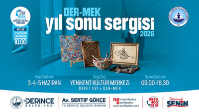 Derince Belediyesi Mesleki Eğitim Kursları’nda hazırlanan el emeği göz nuru