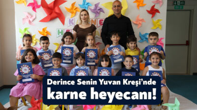 Senin Yuvan Kreş ve Gündüz Bakımevi’nde eğitim gören minik öğrenciler,