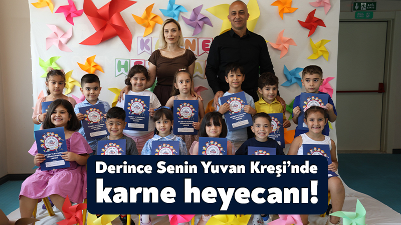 Senin Yuvan Kreş ve Gündüz Bakımevi’nde eğitim gören minik öğrenciler,
