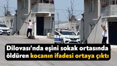 Kocaeli'nin Dilovası ilçesinde tartıştığı 5 çocuk annesi eşini sokak