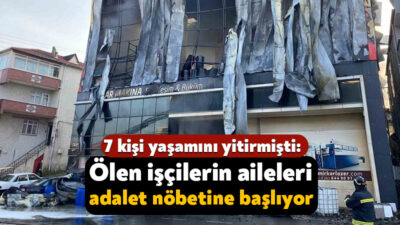 Dilovası’ndaki Ravive Kozmetik Fabrikası’nda Kasım 2025’te çıkan yangın sonucu 7