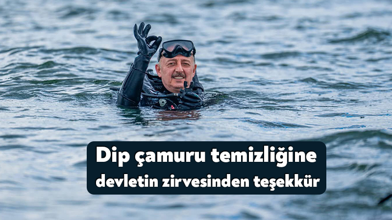 Cumhurbaşkanı Recep Tayyip Erdoğan’ın eşi Emine Erdoğan, İzmit Körfezi’nin dipten